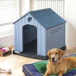 Waleaf Plastic Dog House Outdoor Indoor for Small Medium Larige Dogs,Waterproof Dog Houses with Elevated Floor and Air Vents,Durable Ventilate & Easy Clean and Assemble - Image 12