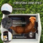 Waleaf Plastic Dog House Outdoor Indoor for Small Medium Larige Dogs,Waterproof Dog Houses with Elevated Floor and Air Vents,Durable Ventilate & Easy Clean and Assemble - Image 34