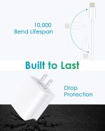 iPhone Charger, 2 Pack 20W PD White Fast Charger Block with 6ft Fast Charging Cables Compatible with iPhone 14/13/12/11 - Image 7